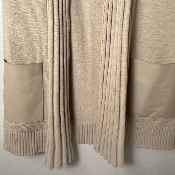 Lafayette 148 Women's Tan Wool BlendM Open Vest Size Small NWOT - Picture 4 of 6